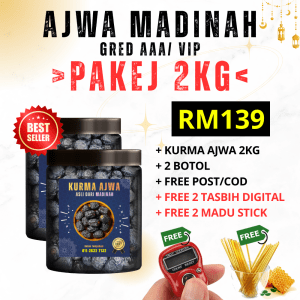 2KG KURMA AJWA MADINAH - RM139